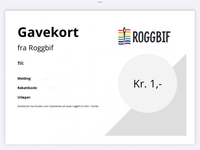 Hovedbilde Gavekort