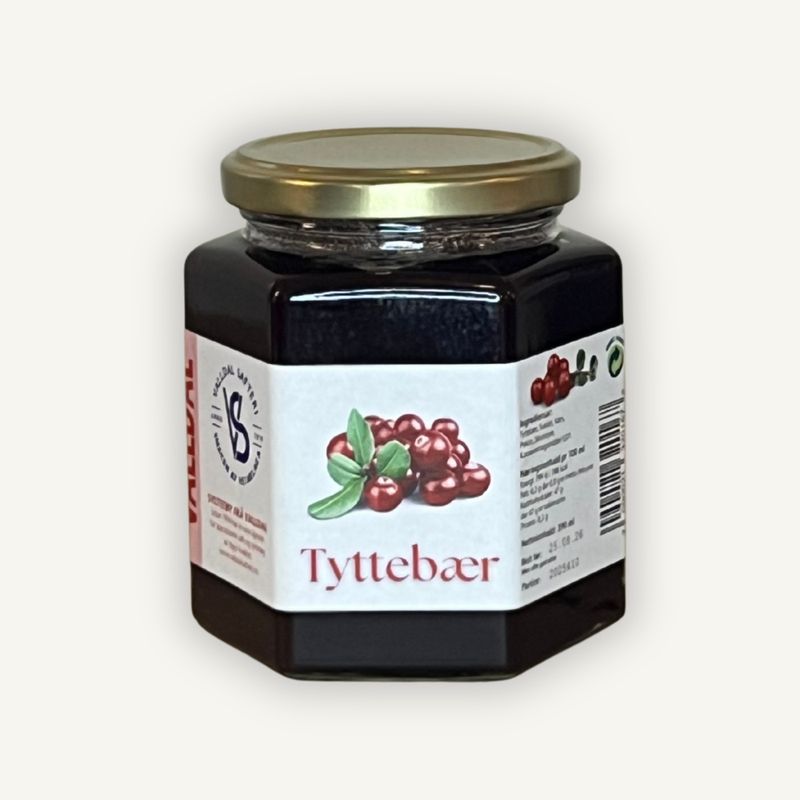 Valldal Safteri tyttebærsyltetøy 195 ml