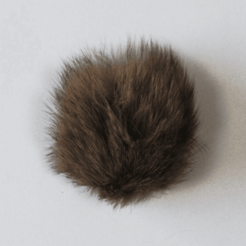 Pom Pom kaninpels 90mm natur