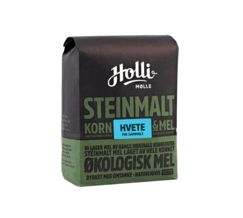 Holli mølle Hvetemel Sammalt Fin Økologisk 1kg 