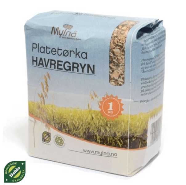 Mylnå Havregryn Økologisk 1kg