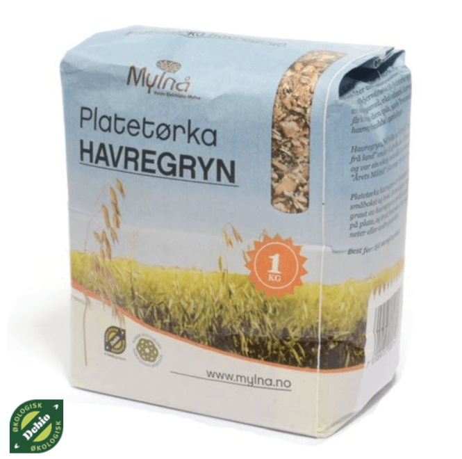 Hovedbilde Mylnå Havregryn Økologisk 1kg