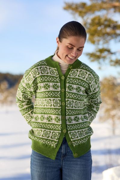 471 Hyttekofta til dame garnpakke