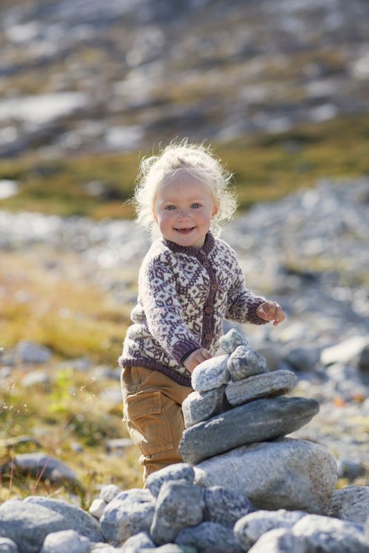 404-2 Fjelljakke i Finull garnpakke