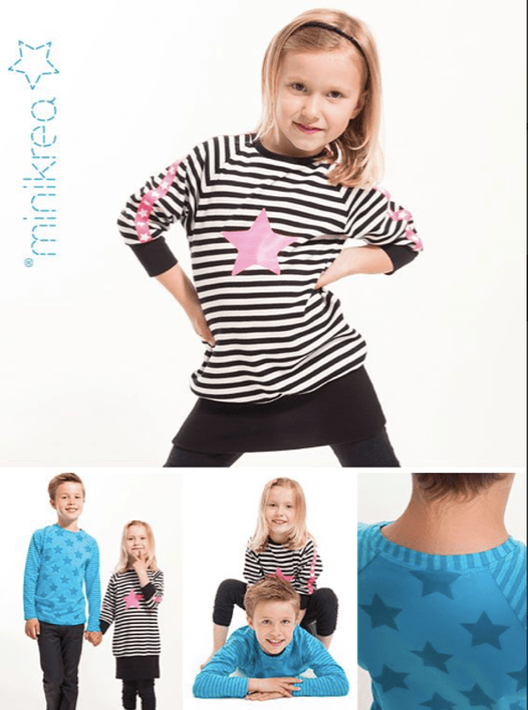 Minikrea Raglan T-shirt 2-14 år (50222)