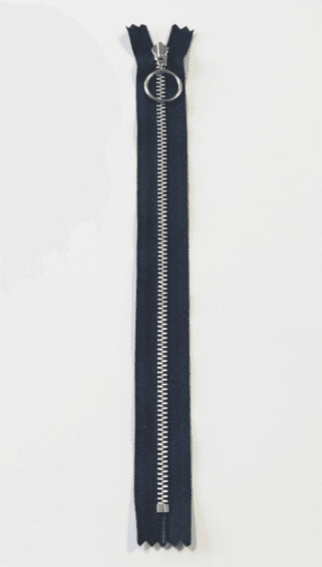 Glidelås 4mm petrol