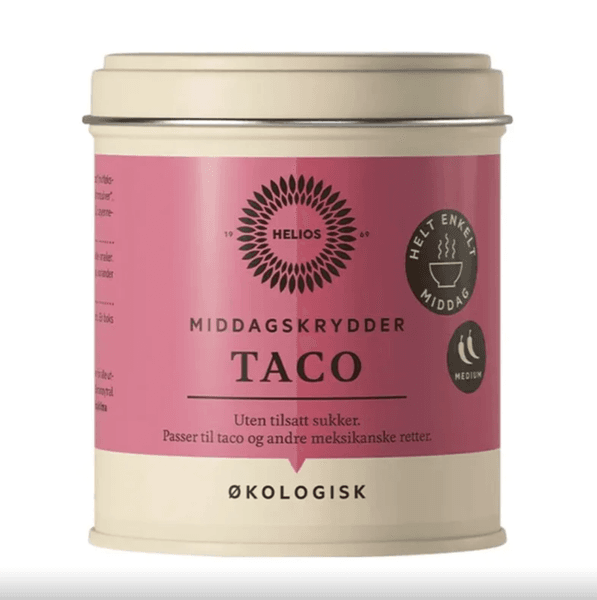 Helios økologisk tacokrydder 70 g